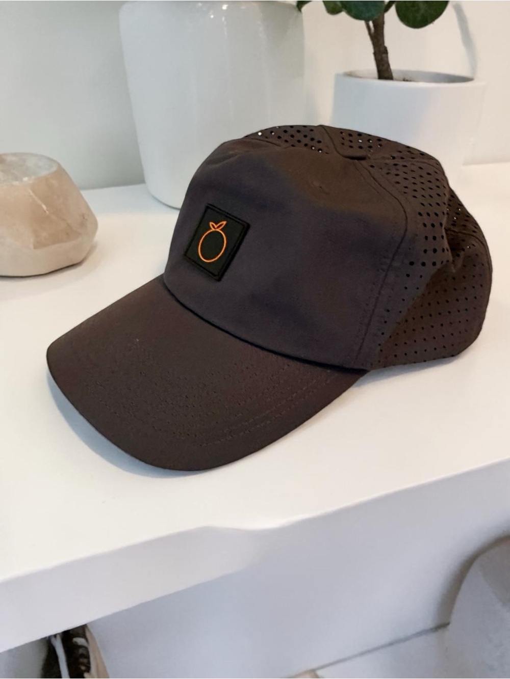 Performance Perforated Women's Cap - Charcoal
